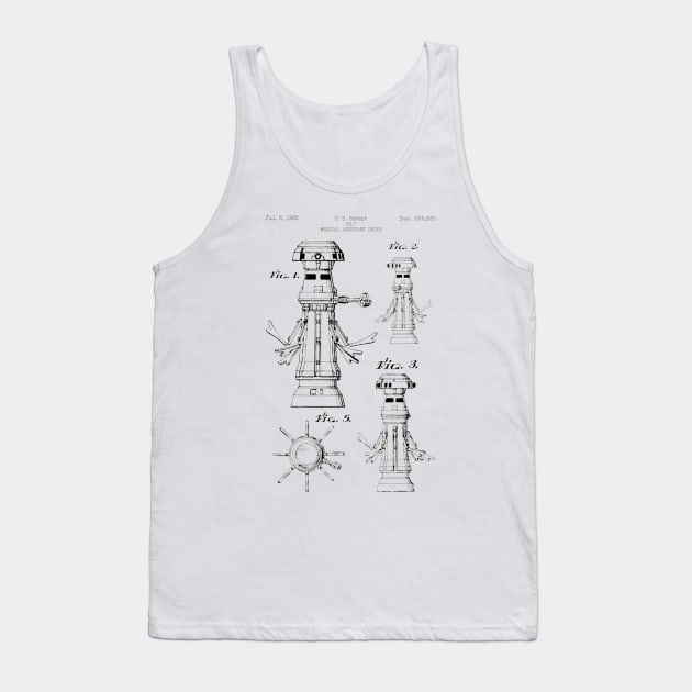 Medical Assistant Droid (black) Tank Top by Big Term Designs